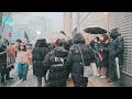 [4K] 2021 Heavy Snowfall in Gangnam Walk - Seoul Snow Day | 서울 강남역에 내린 폭설과 우왕좌왕하는 사람들과 차들 풍경