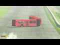 Articulated Bus Downhill Test - Beamng drive | SpeedRolls