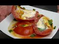 Just stick an egg in a tomato and you will be amazed! Simple breakfast recipe