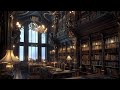 Rainy Day Study Session At The Royal Library | Relaxing Ambience | Serene Rain Sounds | White Noise