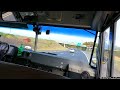 A Front Seat Ride on the Interstate in A 2002 BlueBird GMC CV200 School Bus W/ CAT 3126