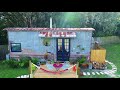 Amazing DIY European Style Tiny House With Pizza Oven