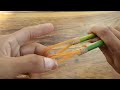 Making Rubber Band Bamboo Sling that Can Shoot Really Well