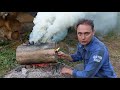 Vertically Grilled Shish Kabob - Bushcraft Cooking