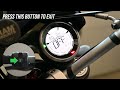 Ducati Scrambler | How to Set Clock & Turn ABS ON or OFF