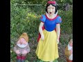 Restoring Chipped Snow White Lawn Statues | Art Insider