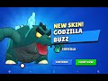 Brawl Stars - Unlocking GODZILLA BUZZ