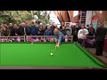 Judd Trumps weird cueing method World Snooker Championships 2018