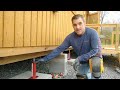 How to Level an Unlevel Tiny House Shed Step-by-Step DIY #how  #DIY #tinyhouse