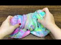 PINEAPPLE ! Mixing makeup clay and more into GLOSSY SLIME!  Relaxing Slime Video #161