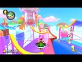 Mario kart 8 deluxe Toadette gameplay in Sky-High Sundae