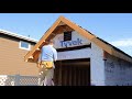 Installing Tyvek Weather Barrier House Wrap: How To Build A Shed ep 12
