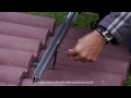 SSS Mounting a rail bracket system on roof tiles for solar rooftop DIY