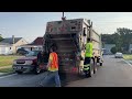 Ez-Pack Goliath Rear Loader Garbage Truck on Manual Recycling