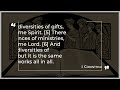 1 Corinthians 12:1-11 – The Holy Spirit & the Gifts He Gives