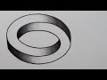 How to Draw a Simple Optical Illusion: The Impossible Oval: Narrated