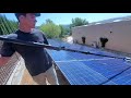 Solar Panel Ground Mount Cleaning SolaTec C 1000 | Scott's New Setup