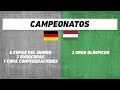 Alemania vs Hungría, frente a frente: Futbol