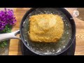 A Pocket Made of Sandwich Bread?? Cabbage Egg Salad Bread, Korean Street Food