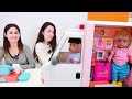 Çocuk videoları - Ayşe'nin oyuncak mağazası - Sevcan oyuncak bebekler için yeni ambulans alıyor!