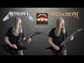 Master Of Puppets VS Peace Sells... But Who´s Buying ? (1986 Thrash Metal Guitar Riffs Battle)