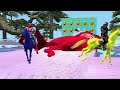 Spiderman with Challenging Horse Race super funny vs Iron man vs hulk vs batman|Game GTA 5 superhero