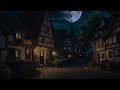 Medieval city at night - crickets, owl calls and quiet night sounds for deep sleep and relaxation