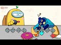 SpongeBob vs Patrick MUKBANG Compilation 스폰지밥 뚱이 어몽어스 먹방모음 Pororo Tteokbokki 뽀로로 떡볶이