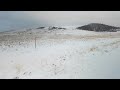 4K Montana Winter Walk - Old Swingly Road Virtual Treadmill Tour - 4k City Walks