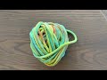 Ice Dying Rope for Rope Baskets and Craft Projects