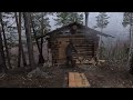 Forced SURVIVAL in a flooded forest - Got caught in a flood | DIY Cabin in the in the mountains