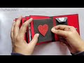 How to make love Scrapbook ❤️🖤 | For beginners | Step by step scrapbook tutorial