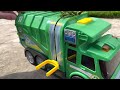 Toy Garbage Trucks in Action
