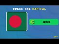 Can YOU guess the CAPITAL BY ITS COUNTRY?!