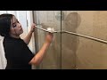 HOW TO REMOVE HARD WATER STAINS || SHOWER DOORS