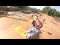 Riding $40 scooter down Clairemont YMCA SkaterCross!! (WOODWARD WEST tricks!)
