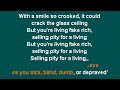 Fake Rich Rivals Karaoke Lyrics