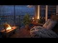 Rain Sounds for Sleeping  Chill Out with the Pouring Rain Outside  ASMR White Noise for Healing