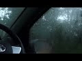 Stormy Rain & Thunder from Inside Car | Help Study, Meditation, PTSD, Insomnia & Tinnitus