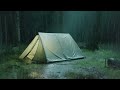 Rain & Thunder On Tent | Rainstorm Sounds for Sleep, Studying or Relaxation | Nature White Noise