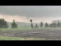 Watch as a tornado forms and touches down near Mendon, Michigan