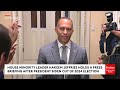 Hakeem Jeffries Refuses To Answer When Asked If He Would Endorse Vice President Kamala Harris