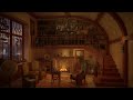 Ultimate Cozy Meditation: Ambient Fireplace in Relaxing Reading Nook | Soothing Meditation Ambiance