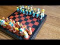 Making A Simpsons Chessboard from one type of Hardwood | DIY