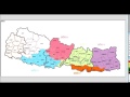 New Map of Federal Democratic Republic Of Nepal
