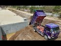 Ep4_Safety Fails At Work The Northern Of Drain​ Sewer Filling Space By Us Sand With Skill DozerTruck