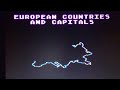 Atari European Countries and Capitals - Atari 800 Dual Track