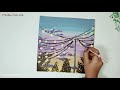Acrylic Painting Technique l Canvas Painting Easy l Painting Ideas for beginners