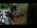 Full Video 22 Days Solo Bushcraft. Live and bushwalk in the rainforest, Bushcaft Survive.