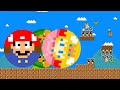 Luigi R.I.P Mario and Peach Skeleton in Super Mario Bros...Please Come back! | Game Animation